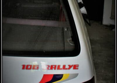 106 Rallye vue AR